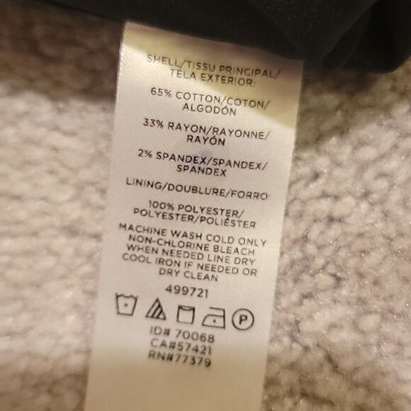 Ann Taylor black print skirt 6 - Picture 8 of 10